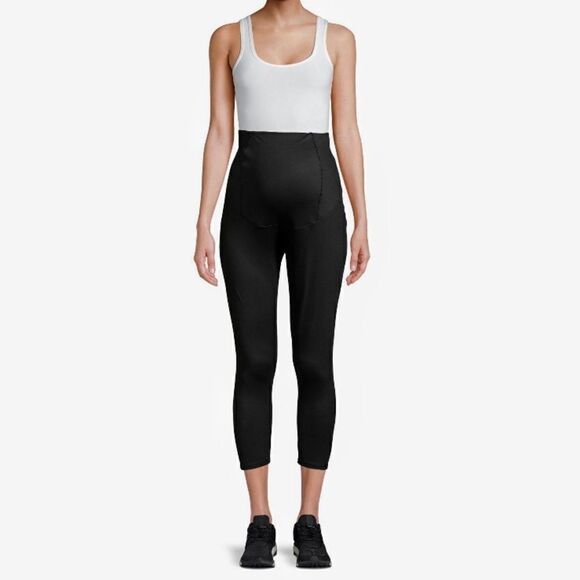 𝅺NWT Time and Tru Maternity Capri Leggings - Picture 2 of 8